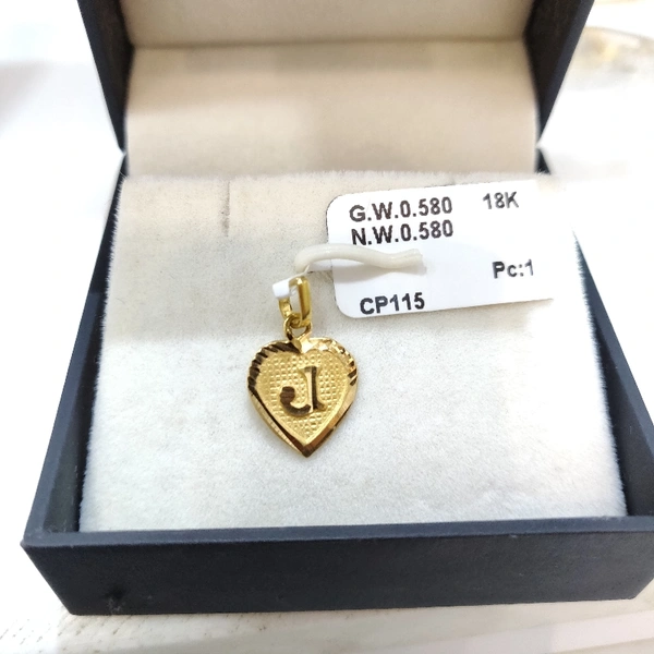 J Letter Pendents 