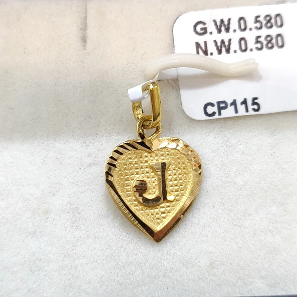 J Letter Pendents 