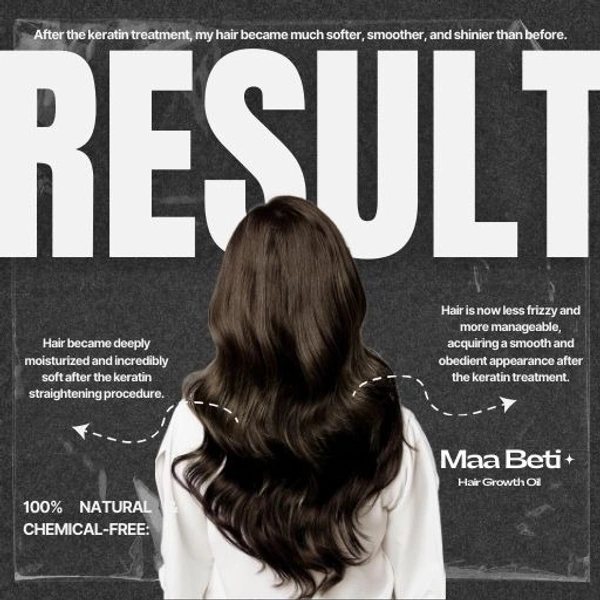 Maa Beti Hair Oil Maa Beti Hair Growth Oil - Homemade Amla, Bhringraj, Brahmi Blend for Strong, Long, Thick Hair - 200ml