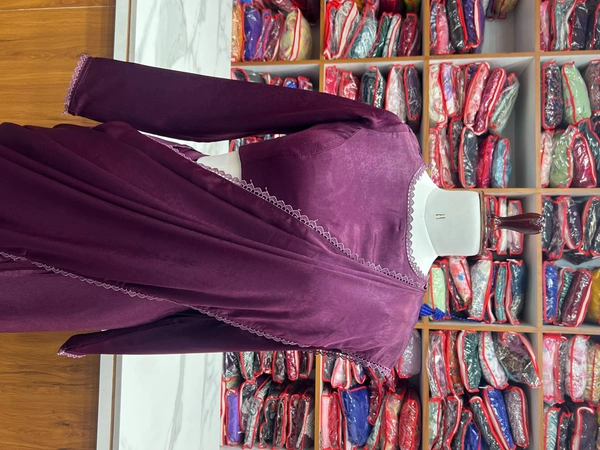 Azorte Fashion Premium Marble Velvet Pre-Draped Saree with Stitched Blouse – Elegant & Ready to Wear - Cocoa Bean, L (40), Stitched Blouse
