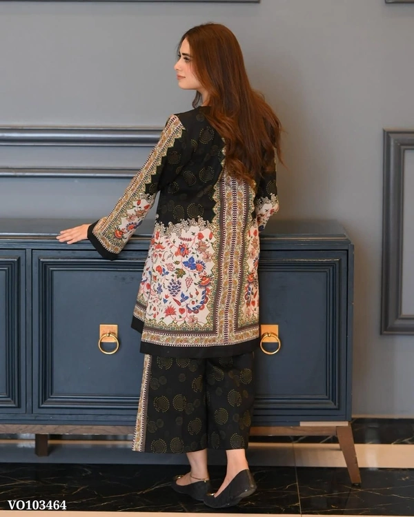 Azorte Fashion N Elegant Digital Print Crepe Co-Ord Set – Ready to Wear  - XXL