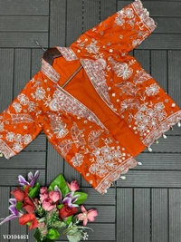Azorte Fashion N Super Trending Party Wear Embroidered Koti with Lehenga Set for Women – Heavy Rangoli Fabric | Stylish Ethnic Look | Fully Stitched - FREE