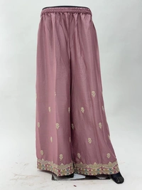 Azorte Fashion Vaanya Chinon Silk Ready-Made Embroidered Suit  - XL (42)
