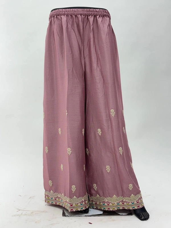 Azorte Fashion Vaanya Chinon Silk Ready-Made Embroidered Suit  - XL (42)