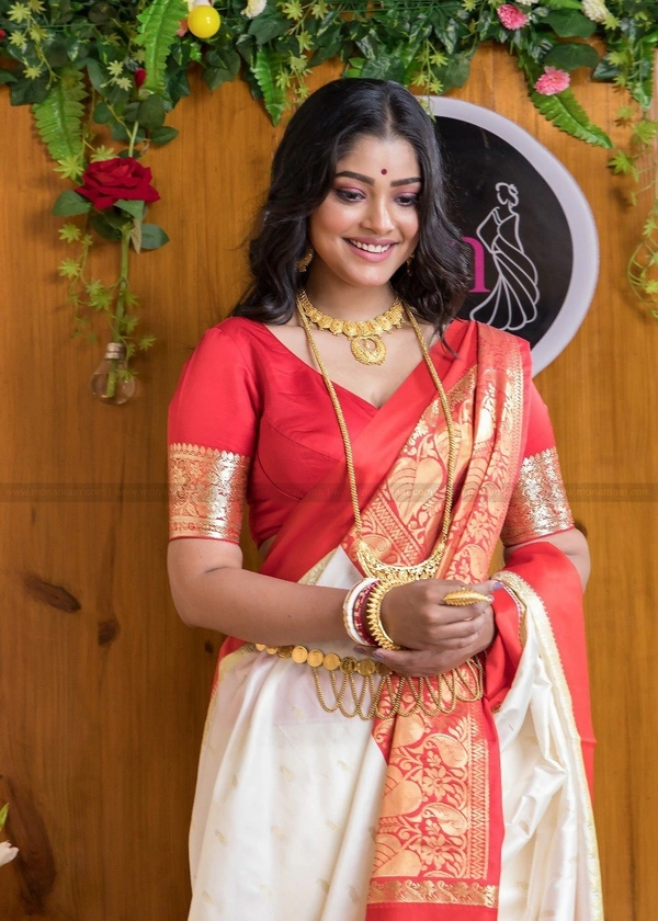 Azorte Fashion Azorte Banarasi Soft Silk Saree with Zari Work & Jacquard Weave – Traditional Elegance