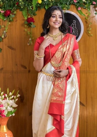 Azorte Fashion Azorte Banarasi Soft Silk Saree with Zari Work & Jacquard Weave – Traditional Elegance
