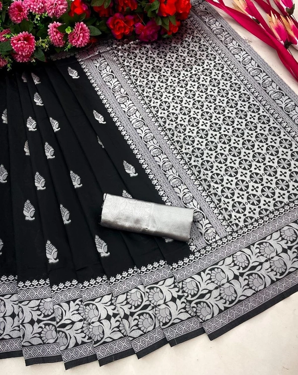 Azorte Fashion Buy Soft Lichi Silk Saree – Rich Pallu & Jacquard Work | Premium Quality - Color 4
