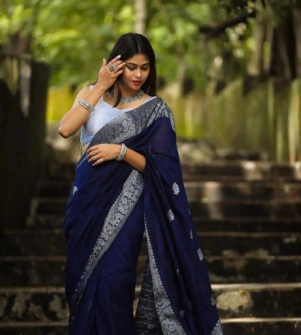 Azorte Fashion Buy Soft Lichi Silk Saree – Rich Pallu & Jacquard Work | Premium Quality - Color 2
