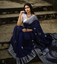 Azorte Fashion Buy Soft Lichi Silk Saree – Rich Pallu & Jacquard Work | Premium Quality - Color 2