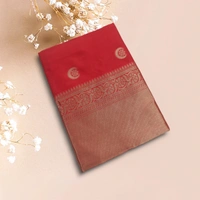 Azorte Fashion Soft Lichi Silk Saree with Rich Pallu & Jacquard Work | Premium Ethnic Wear