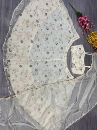 Azorte Fashion Premium Tabby Silk Lehenga – Embroidery & Heavy Sequins Work