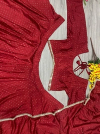 Azorte Fashion Heavy Chinon Silk Mukesh Work Lehenga – 8+ Meter Flair & Premium Finishing