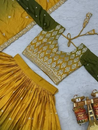 Azorte Fashion Stunning Bridal Lehenga Choli | Heavy Embroidery | Designer Wedding Wear - Mandalay, XL