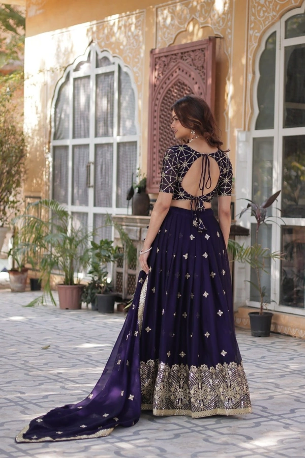 Azorte Fashion Elegant Rangoli Silk Lehenga Choli with Dupatta – Premium Wedding & Party Wear