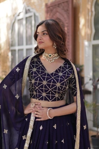 Azorte Fashion Elegant Rangoli Silk Lehenga Choli with Dupatta – Premium Wedding & Party Wear