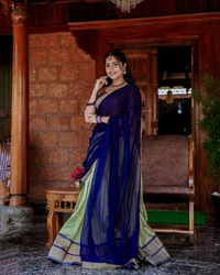 Azorte Fashion Regal Kanchipuram Lehenga Choli Set with Zari Weaving Work & Dupatta - Stitched, Unstitched