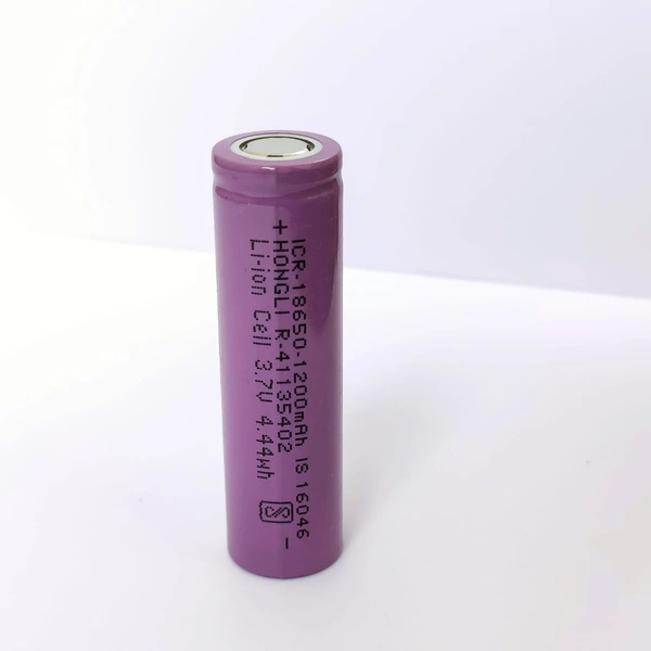 Original Hongli 1200mAh 18650 Battery Li-ion Rechargeable Laptop Battery 3.7V (Buy 3 Get Free 1 Switch Button) - Electric Violet