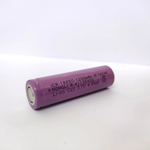 Original Hongli 1200mAh 18650 Battery Li-ion Rechargeable Laptop Battery 3.7V (Buy 3 Get Free 1 Switch Button) - Electric Violet