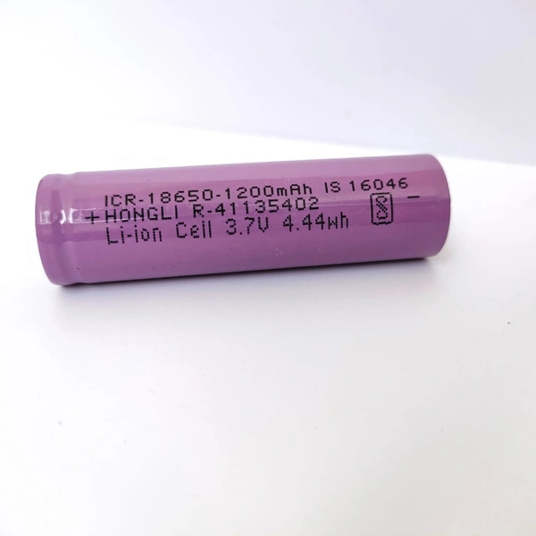 Original Hongli 1200mAh 18650 Battery Li-ion Rechargeable Laptop Battery 3.7V (Buy 3 Get Free 1 Switch Button) - Electric Violet