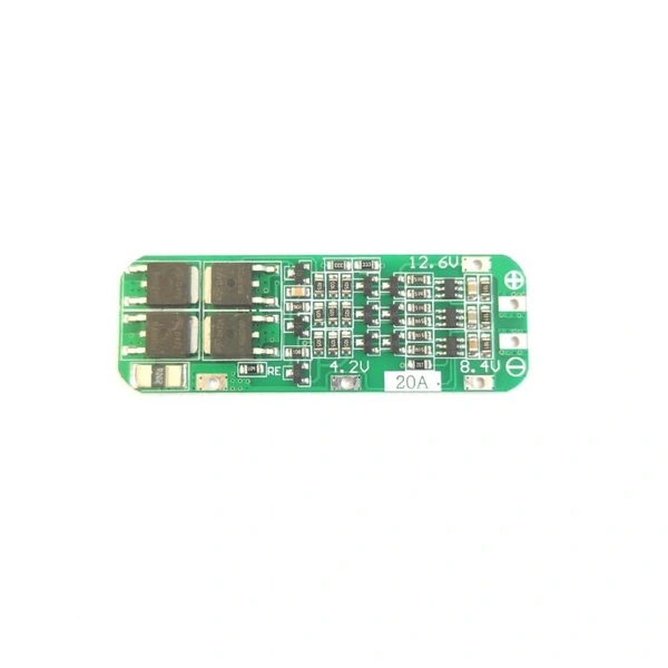 3S 20A Lithium-ion 12V BMS (Buy 2 & Get 1 Switch + 1 LED) - Green