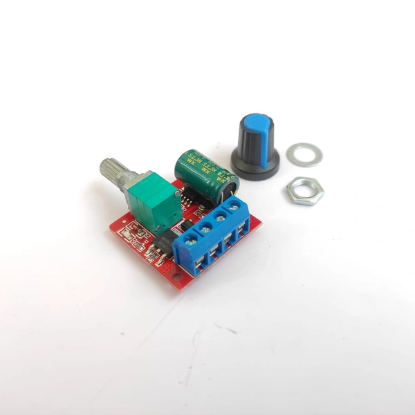 4V to 12V, 35V Speed Controller High Quality (Buy 2 & Get 1 DC Motor) - Red