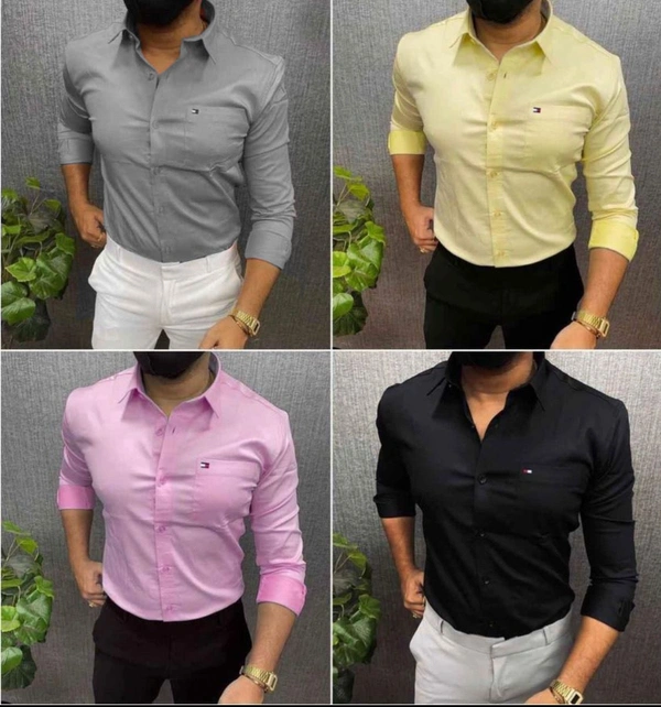 Tommy Regular Fit Shirt 4 Combo  - 2, XL