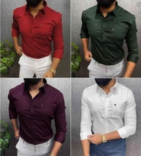 Tommy Regular Fit Shirt 4 Combo  - 3, L