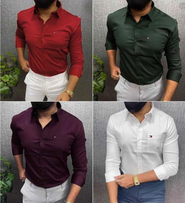 Tommy Regular Fit Shirt 4 Combo  - 2, XL