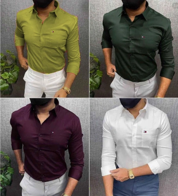 Tommy Regular Fit Shirt 4 Combo  - 2, XL