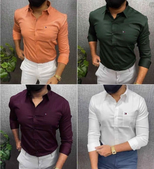 Tommy Regular Fit Shirt 4 Combo  - 2, XL