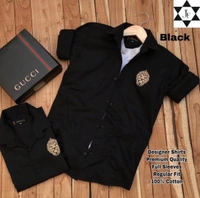 GUCCI SHIRTS  - Maroon, M