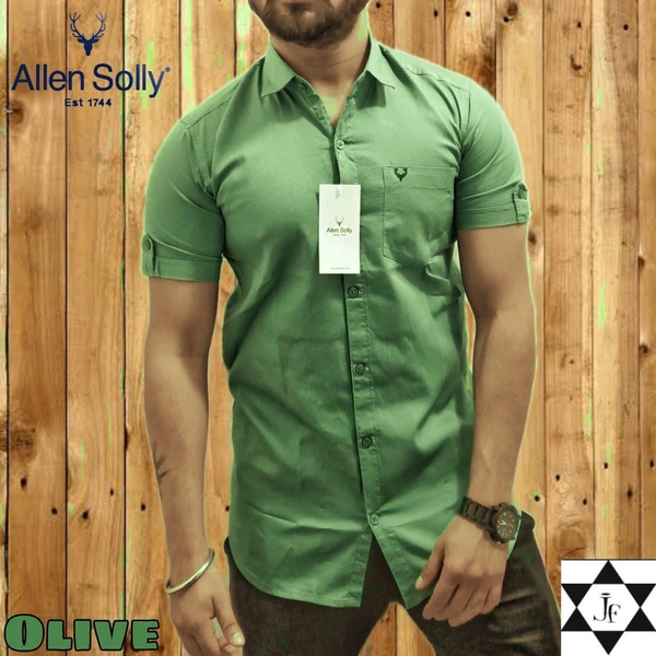 ALLEN SOLLY HALF SLEEVE  - Granny Smith Apple, M