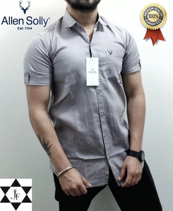 ALLEN SOLLY HALF SLEEVE  - White, XL