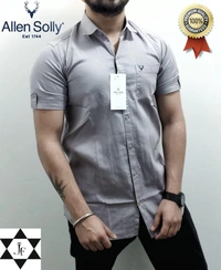 ALLEN SOLLY HALF SLEEVE  - Navy Blue, L