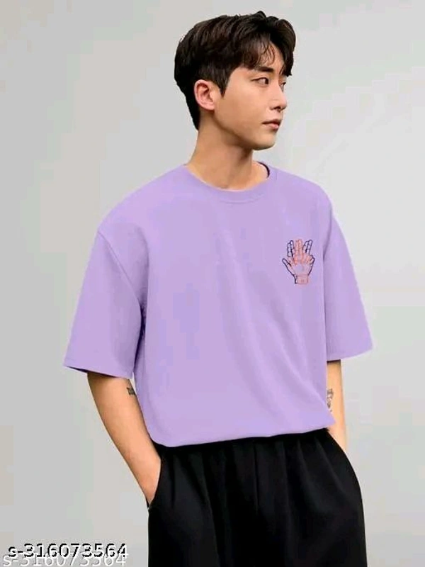 Over Sized T Shirt  - Mauve, L