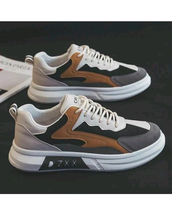 Zxx Black Casual Sneakers  - White, 8