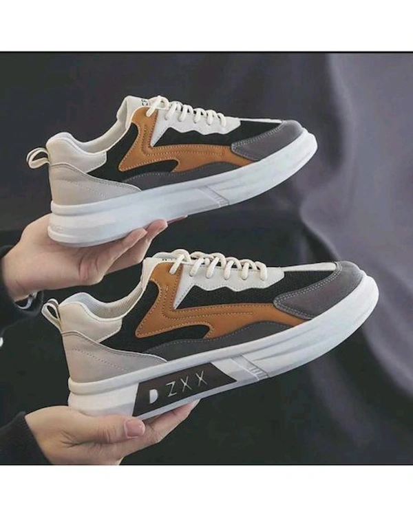 Zxx Black Casual Sneakers  - White, 6