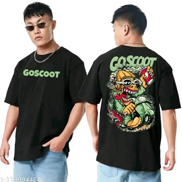Over Sized T Shirt Printed  - Mine Shaft, L