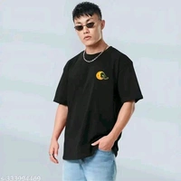 Printed Oversized T Shirt  - Mine Shaft, M