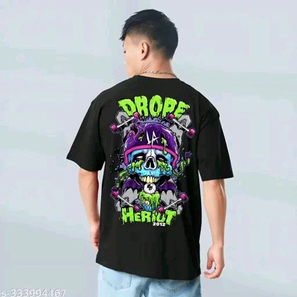 Printed Oversized T Shirt  - Mine Shaft, L