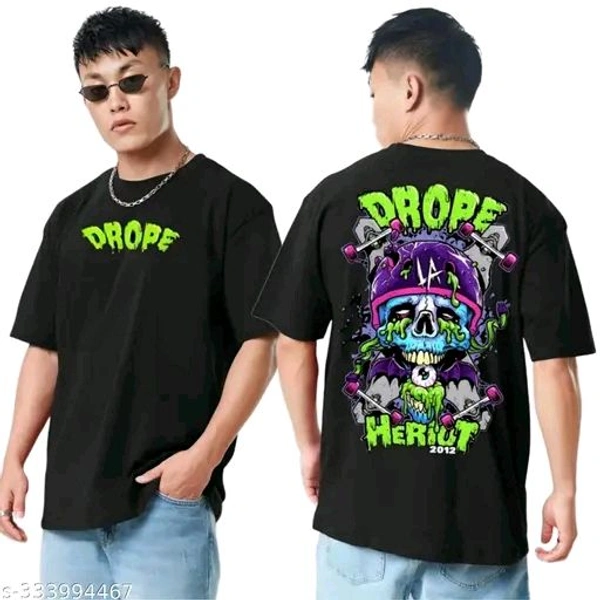 Printed Oversized T Shirt  - Mine Shaft, XL