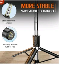 Premium 3-in-1 Selfie Stick Tripod With Bluetooth Remote (72cm)