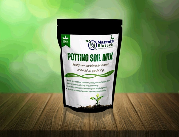 Magenta Biotech Putting Soil Mix- Cow Manner With Soil _ Use For Home Gardening  - 2 Kgs