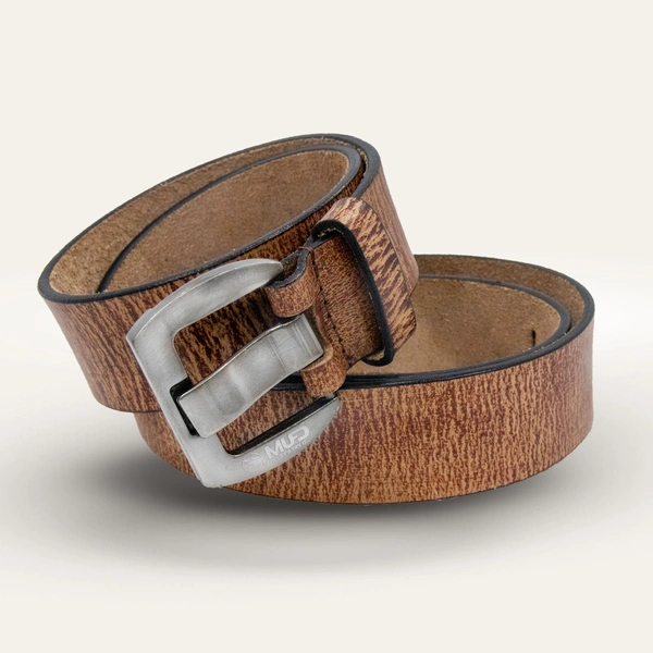 MUFD Genuine Italian Leather Belt For Man - Brown