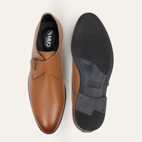 MUFD MEN'S MONK STRAP  - 41/7, Brown, Slip-On