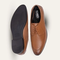 MUFD MEN'S OXFORDS SHOES - 42/8, Brown, Slip-On
