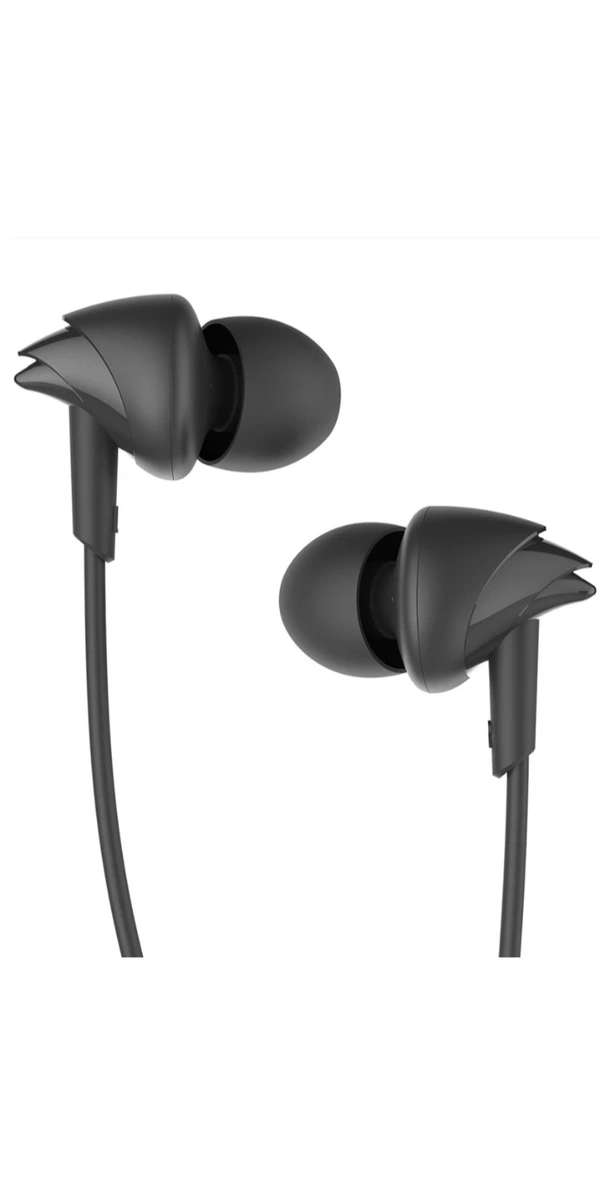 boAt bassheads 100 wired Headphone - Black, Free size