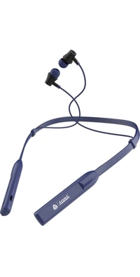 Aroma NB119B Bluetooth Neckband Earphone  - Navy Blue, Free size