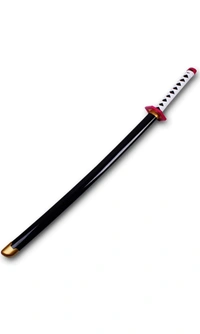 Demon Slayer Cosplay Wooden Katana Giyu Tomoika's Nichirin Blade 104 cm  - 104 cm