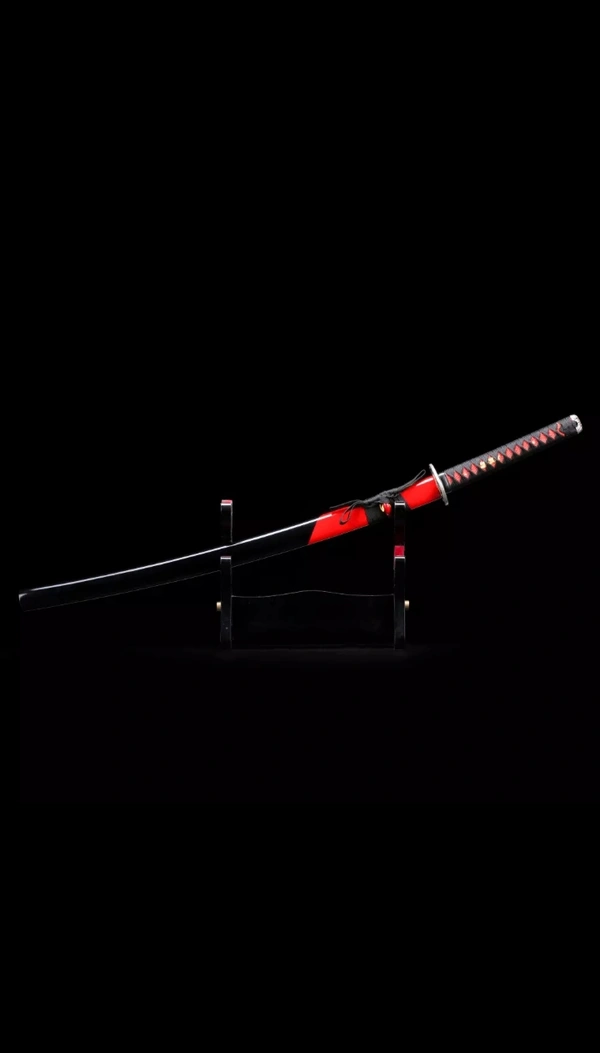 Samurai Wooden Katana With Black Scabbard 